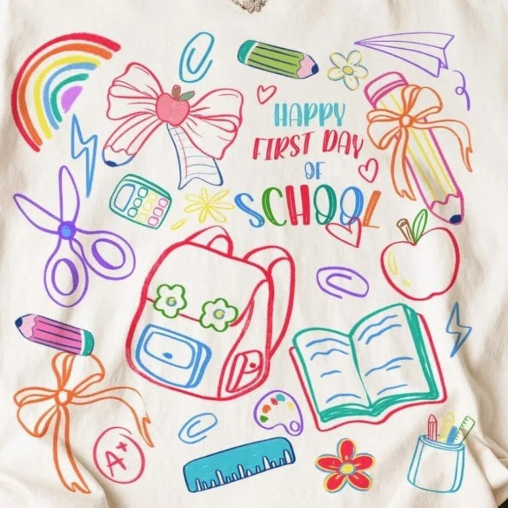 Happy first day of school Shirt - Picture 2 of 3